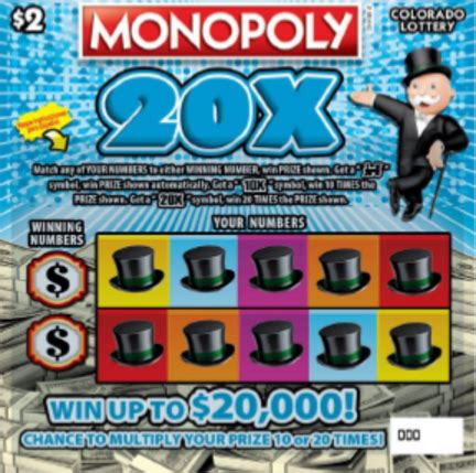 monopoly scratch card.